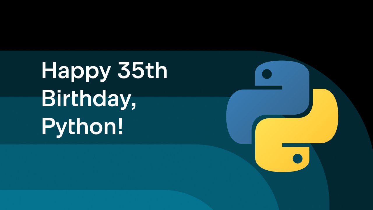 #Python 今天 35 岁了！ 🐍 从1991年的一个副业项目，发展到如今在全球范围内推动人工智能、数据科